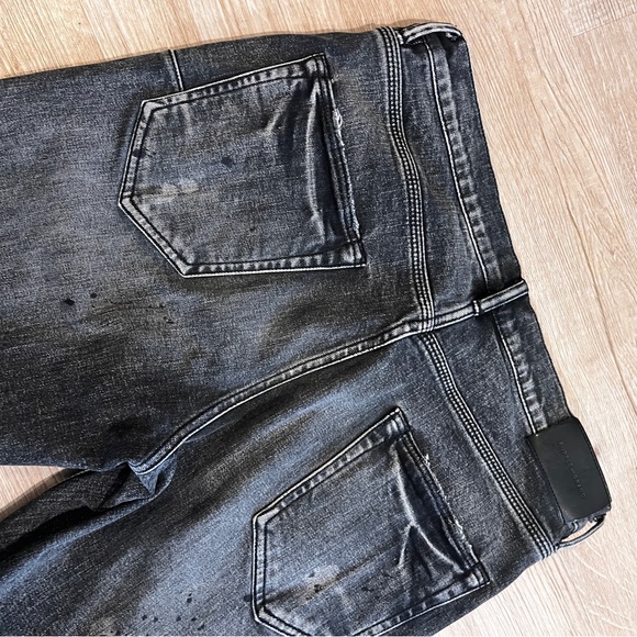 PURPLE BRAND STYLE P001  Skinny Jeans with Distressed Details - Picture 6 of 8